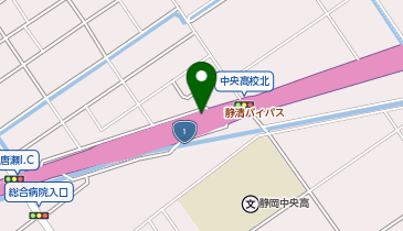 静清バイパス 唐瀬IC 上り 入口の地図画像