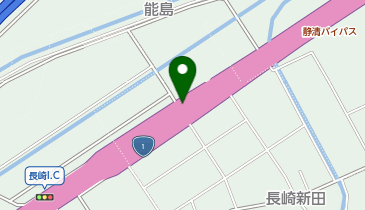 静清バイパス 長崎IC 上り 入口の地図画像