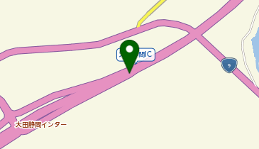 山陰自動車道 大田静間IC 下り 出口の地図画像