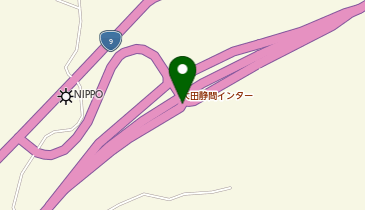 山陰自動車道 大田静間IC 下り 入口の地図画像