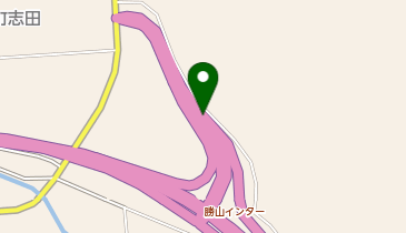 中部縦貫自動車道 勝山IC 上り 入口の地図画像