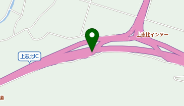 中部縦貫自動車道 上志比IC 下り 入口の地図画像