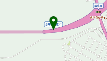 中部縦貫自動車道 永平寺参道IC 上り 出口の地図画像
