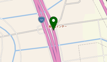 会津縦貫道 湯川北IC 下り 入口の地図画像