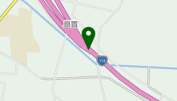 赤湯バイパス 赤湯駅方面出口 下り 出口の地図画像