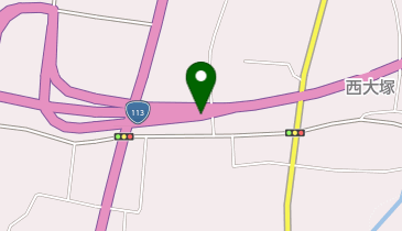 梨郷道路 川西IC(仮称) 下り 出口の地図画像