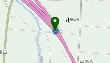 赤湯バイパス 宮内方面出口 下り 出口の地図画像