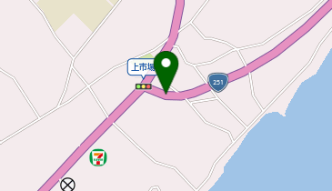 がまだすロード 上市場交差点 下り 入口の地図画像