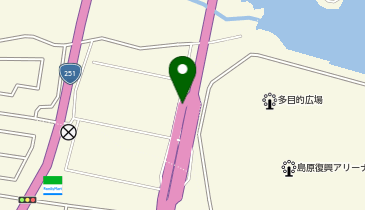 がまだすロード 中安徳IC 下り 入口の地図画像