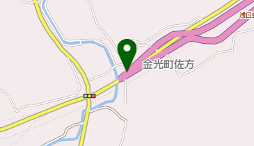 玉島笠岡道路 浅口金光IC 上り 入口の地図画像