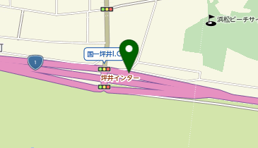 浜名バイパス 坪井IC 上り 入口の地図画像