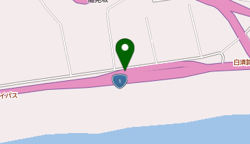 潮見バイパス 白須賀IC 上り 出口の地図画像