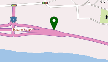 浜名バイパス 新居弁天IC 上り 入口の地図画像