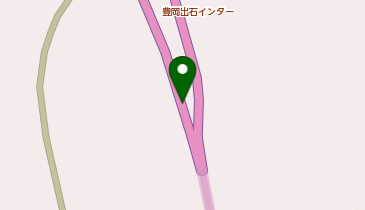 北近畿豊岡自動車道 豊岡出石IC 上り 出口の地図画像