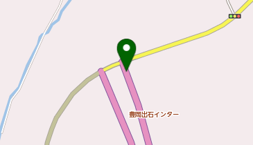 北近畿豊岡自動車道 豊岡出石IC 下り 入口の地図画像