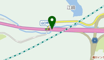 小郡道路 山口市今坂交差点 下り 出口の地図画像
