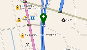 東海環状自動車道 いなべIC 内回り 入口の地図画像