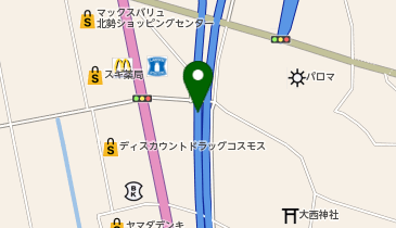 東海環状自動車道 いなべIC 外回り 出口の地図画像