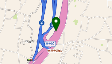 西富士道路 富士IC 下り 入口の地図画像