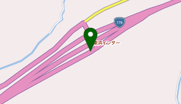 山陰近畿自動車道 東浜IC 上り 入口の地図画像