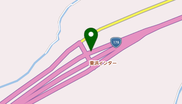 山陰近畿自動車道 東浜IC 下り 入口の地図画像