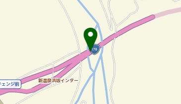 山陰近畿自動車道 新温泉浜坂IC 上り 出口の地図画像