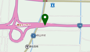 山陰近畿自動車道 香住IC 上り 出口の地図画像