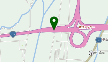 山陰近畿自動車道 香住IC 上り 入口の地図画像