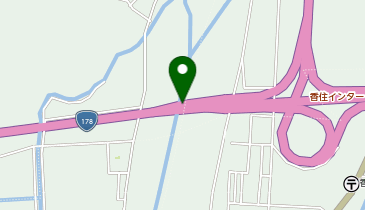 山陰近畿自動車道 香住IC 下り 出口の地図画像