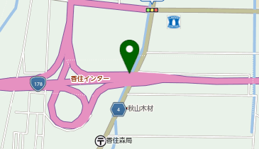 山陰近畿自動車道 香住IC 下り 入口の地図画像