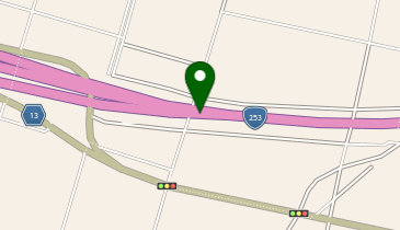 上越魚沼地域振興快速道路 門田新田IC 上り 出口の地図画像