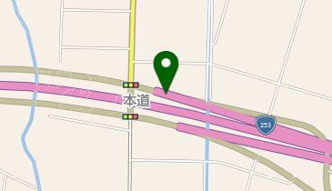 上越魚沼地域振興快速道路 門田新田IC 下り 入口の地図画像