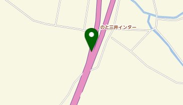 能越自動車道 のと三井IC 下り 出口の地図画像