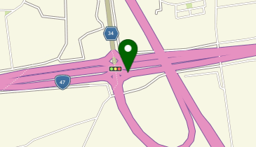 新庄酒田道路 新庄IC 下り 出口の地図画像