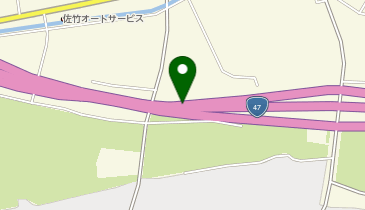 新庄酒田道路 福田IC 上り 出口の地図画像