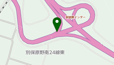 道東自動車道 釧路東IC 上り 入口の地図画像