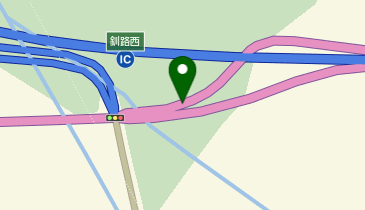 道東自動車道 釧路西IC 下り 入口の地図画像