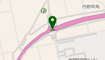 新潟西バイパス 曽和IC 下り 入口の地図画像