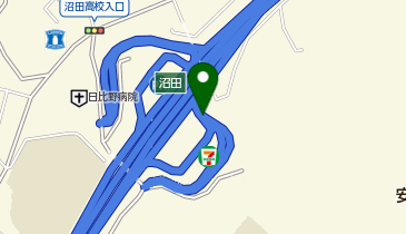 山陽自動車道 沼田PAスマートIC 下り 出口の地図画像