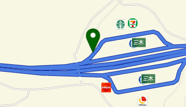 山陽自動車道 三木スマートIC 上り 出口の地図画像