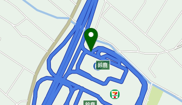 新名神高速道路 鈴鹿PAスマートIC 下り 出口の地図画像