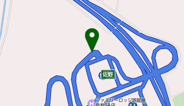 東北自動車道 佐野SAスマートIC 上り 入口の地図画像