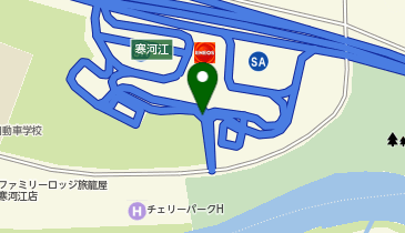 山形自動車道 寒河江SAスマートIC 上り 入口の地図画像