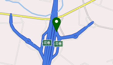 東北自動車道 花巻PAスマートIC 上り 出口の地図画像