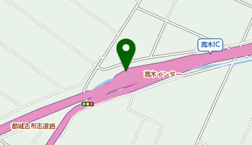 都城志布志道路 高木IC 上り 入口の地図画像