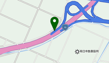 都城志布志道路 都城IC 上り 出口の地図画像
