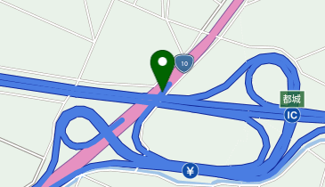 都城志布志道路 都城IC 下り 出口の地図画像