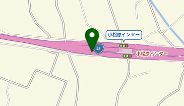 名豊道路 小松原IC 下り 入口の地図画像