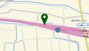 名豊道路 七根IC 上り 出口の地図画像