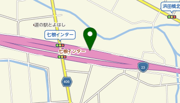 名豊道路 七根IC 上り 入口の地図画像